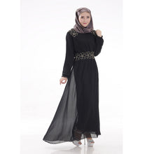 Boho Women Long Sleeve Maxi Dress Abaya Islamic Muslim Dresses PY3 UBY