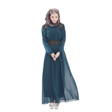 Boho Women Long Sleeve Maxi Dress Abaya Islamic Muslim Dresses PY3 UBY