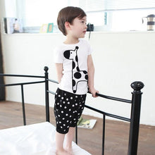 Boy Baby Animal Giraffe Print Tops ShirtDots Short Pants Costume 2PCS 2-6Year UBY