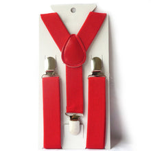 Boys Girls Kid Children Clip on Y Back Elastic Suspenders Slim Adjustable Braces Tirantes UBY