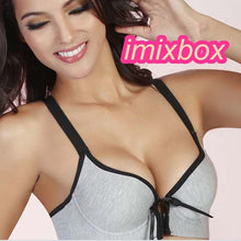 Bra Push Up Bamboo Charcoal Fiber Health Bra Front Closure Button Underwear leisure Bra For Summer UBY