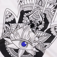 Brand Summer European Style Summer T shirt Women Hamsa Hand 3D Print T-shirt Fashion Graphic Tees Women Designer Clothing UBY