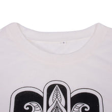 Brand Summer European Style Summer T shirt Women Hamsa Hand 3D Print T-shirt Fashion Graphic Tees Women Designer Clothing UBY