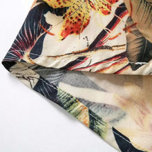 Brand Women Casual Slim Pants Elegant Sexy Floral Print Jumpsuits Short Pants Backless Sleeveless Rompers LZH7 UBY