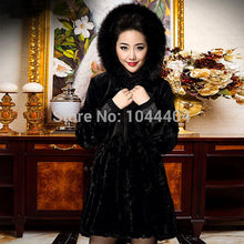 Brand Womens Jacket Fox Fur Collar Outerwear Long Parka Long Sleeve Coat Overcoat UBY