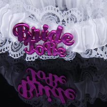 Bride To Be White Lace Garter Hen Night Party Bachelorette Bridal Shower Y1 UBY