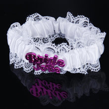 Bride To Be White Lace Garter Hen Night Party Bachelorette Bridal Shower Y1 UBY