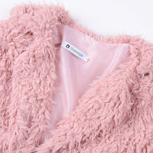 COCKCON Vintage Faux Fur Winter Women Coat Outwear Overcoat Top female Long Sleeve Jacket Parka UBY