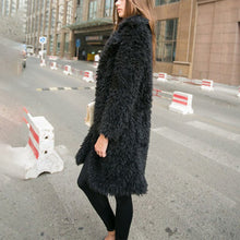 COCKCON Vintage Faux Fur Winter Women Coat Outwear Overcoat Top female Long Sleeve Jacket Parka UBY