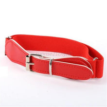 Candy Color Kids Children Boys Girls Wide Elastic Stretch Waist Belt Waistband UBY