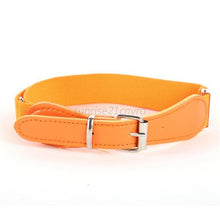 Candy Color Kids Children Boys Girls Wide Elastic Stretch Waist Belt Waistband UBY