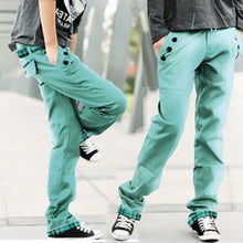 Casual Adult Menulti-colored Cotton Straight S Trousers Slim Fit Pant-XXL  UBY