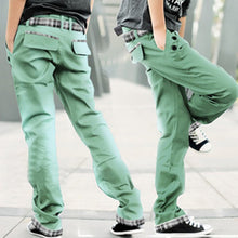 Casual Adult Menulti-colored Cotton Straight S Trousers Slim Fit Pant-XXL  UBY