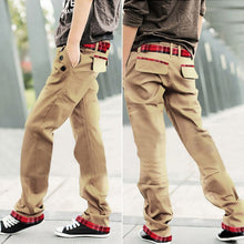 Casual Adult Menulti-colored Cotton Straight S Trousers Slim Fit Pant-XXL  UBY