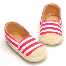 Casual Children Shoes Baby Shoes Canvas Flat Shoes Fashion Kids Slip-on Sneakers Striped Girls Shoes 0-18M Lisa's Store UBY