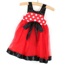 Casual Cotton Kids Girls Red Dress New Arrival Toddler Princess Girls Polka Dots Wedding Party Pageant Bubble Dress Tulle Dress UBY