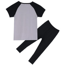 Casual Kids Baby Girls Clothes Set Tops Letter Printe T-shirt Pants Leggings Outfits 2-7Y UBY