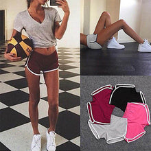 Casual Summer Cotton Blends Women Shorts Workout Skinny Elastic Waist Short UBY