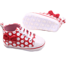 Chic Girl Slip-On Sneaker Toddler Kid Comfy Polka Dots Pu Leather Baby Shoe UBY