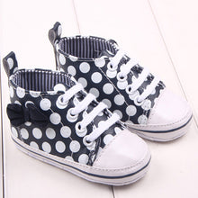 Chic Girl Slip-On Sneaker Toddler Kid Comfy Polka Dots Pu Leather Baby Shoe UBY