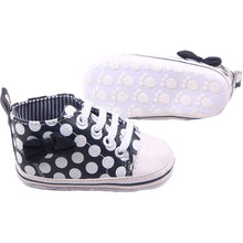 Chic Girl Slip-On Sneaker Toddler Kid Comfy Polka Dots Pu Leather Baby Shoe UBY