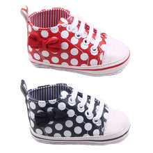 Chic Girl Slip-On Sneaker Toddler Kid Comfy Polka Dots Pu Leather Baby Shoe UBY