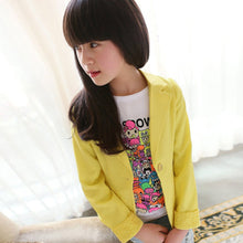 Child Girls Lace Blazers Jacket Coat Solid Color Slim Suits Outwear Costume 2-6Y UBY