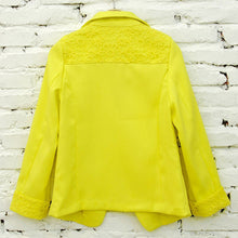 Child Girls Lace Blazers Jacket Coat Solid Color Slim Suits Outwear Costume 2-6Y UBY