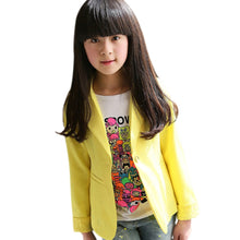 Child Girls Lace Blazers Jacket Coat Solid Color Slim Suits Outwear Costume 2-6Y UBY