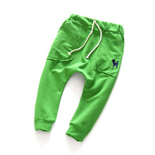 Child Kids Baby Boys Girls Unisex Harem Pants Trousers Elastic Waist Casual Cotton Long Pants for 2-7Years Children UBY