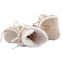 Child Snow Booties Crib Shoes Non-Slip Shoes Winter Warm Boots Newborn 0-18M UBY