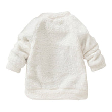 Children Baby Boys Girls Warm Sweater Clothing Lovely Bear Furry White Thick Pullover Coat UBY