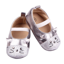 Children Casual ShoesCute Girls PU Leather Soft Sole Cute Cartoon Anti-slip Toddler Newbron Kids Shoes UBY