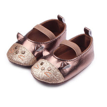 Children Casual ShoesCute Girls PU Leather Soft Sole Cute Cartoon Anti-slip Toddler Newbron Kids Shoes UBY