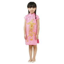 Children Clothes Dress Chinese Style Phoenix Cheongsam Dress Qipao Dress New Arrival UBY