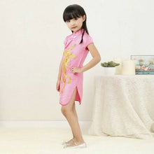 Children Clothes Dress Chinese Style Phoenix Cheongsam Dress Qipao Dress New Arrival UBY