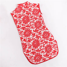 Chinese Traditional Style Kids Children Baby Girls Cotton Floral Mid-Calf Chi-pao Dress Summer Dressing UBY