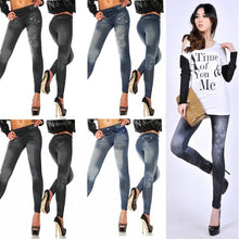 Classic Stretchy Slim Leggings Sexy Women Denim Jeggins Skinny Embroidery Butterfly Stars Pants LZH7 UBY