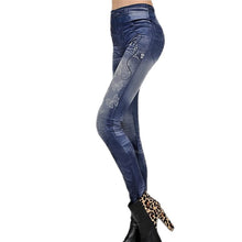 Classic Stretchy Slim Leggings Sexy Women Denim Jeggins Skinny Embroidery Butterfly Stars Pants LZH7 UBY