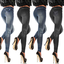 Classic Stretchy Slim Leggings Sexy Women Denim Jeggins Skinny Embroidery Butterfly Stars Pants LZH7 UBY