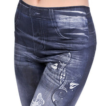 Classic Stretchy Slim Leggings Sexy Women Denim Jeggins Skinny Embroidery Butterfly Stars Pants LZH7 UBY