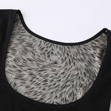 Comfort Women Low-cut Body Shaper Seamless Slim Long Sleeve Shapewear Bodysuit Warm Thermal Shirt UBY