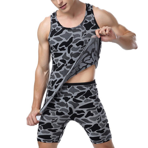 Compression Men Sleeveless strench Tight Shirts Fitness breathable Base Layer Leopard Top UBY