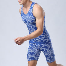 Compression Men Sleeveless strench Tight Shirts Fitness breathable Base Layer Leopard Top UBY