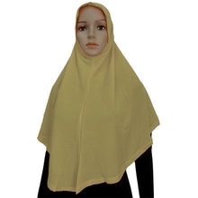 Cotton Blend Muslim Hijab Amira Islamic Solid Soft Scarf Long Hejab Head Shawls UBY