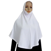 Cotton Blend Muslim Hijab Amira Islamic Solid Soft Scarf Long Hejab Head Shawls UBY