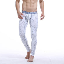 Cotton Printing Warm Men Long Johns Leggings Thermal Underwear Bottom Pants UBY