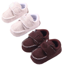Cozy Toddler Baby Linen Crib Shoes Kid Boy Girl Non-Slip Loafers Shoes 0-12M PY5 UBY