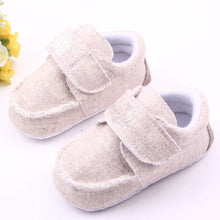 Cozy Toddler Baby Linen Crib Shoes Kid Boy Girl Non-Slip Loafers Shoes 0-12M PY5 UBY