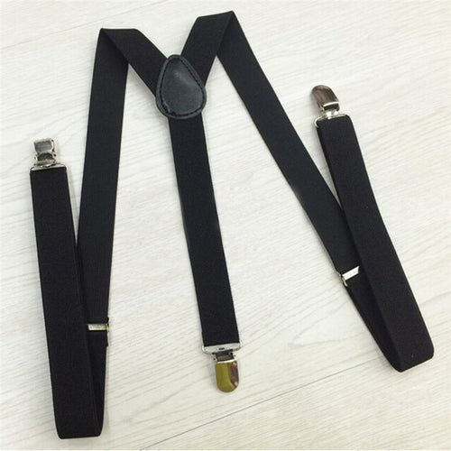 Cute Baby Clip-on Suspender Y-Back Elastic Suspenders for School Boys Girls J48 UBY